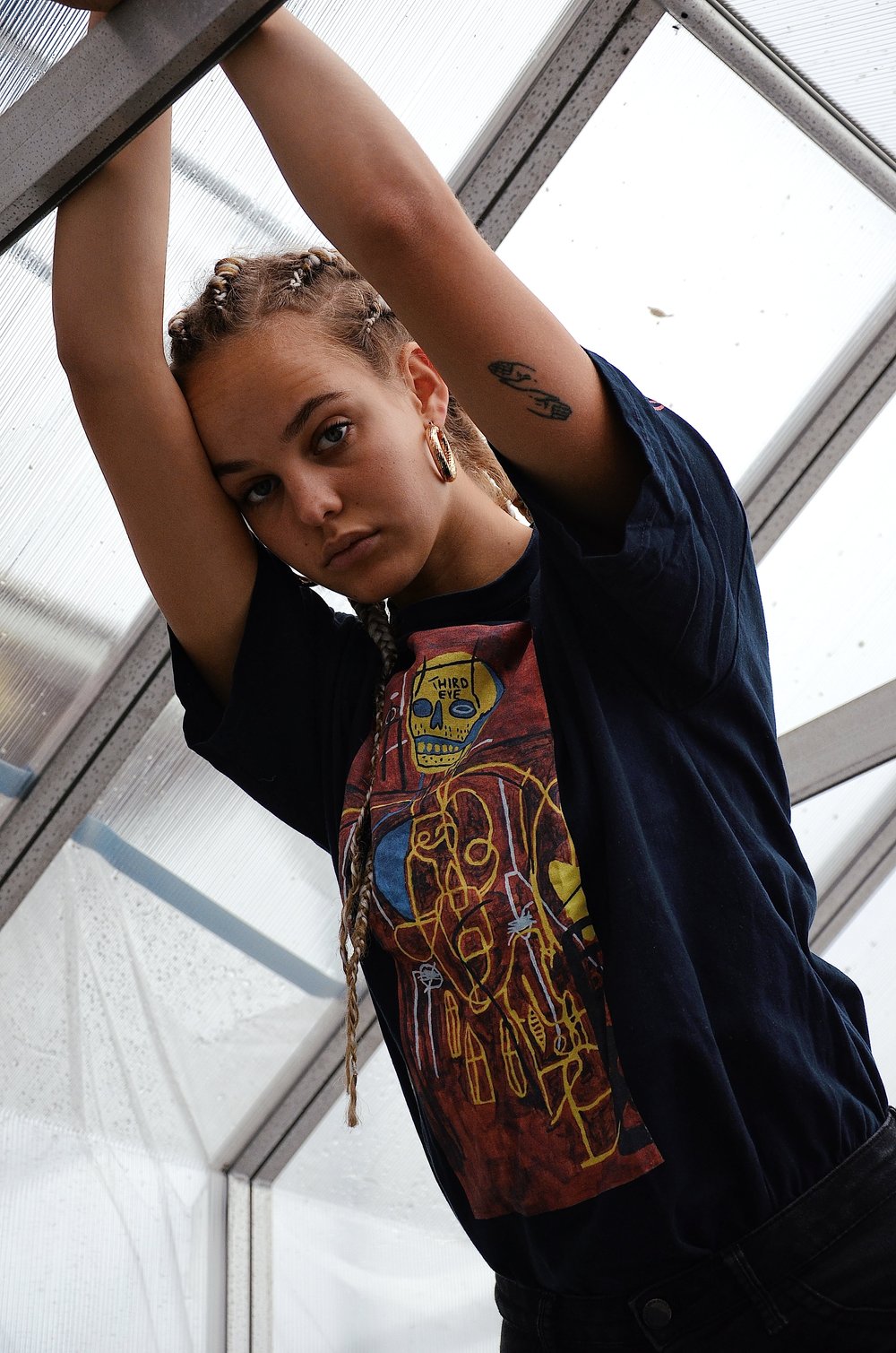 Image of Basquiat: For the so called Avant Garde! Shirt (front and back print)