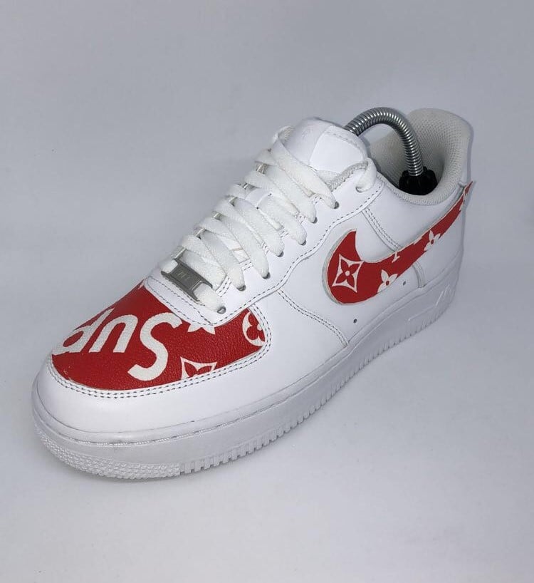 Image of LOUIS VUITTON x SUPREME x AIRFORCE
