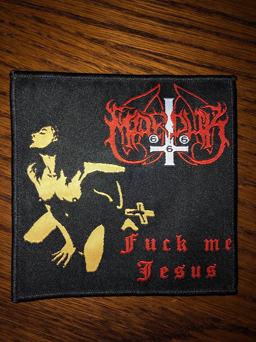 Marduk Fuck Me Jesus Patch Blodgryning