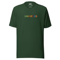 Image 2 of RUOK2DAY EMBROIDERED CUTOUTS TEE - DEEP TONES