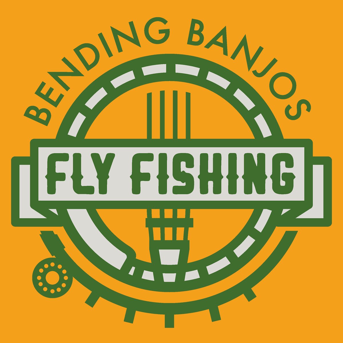 Image of Bending Banjos Sticker