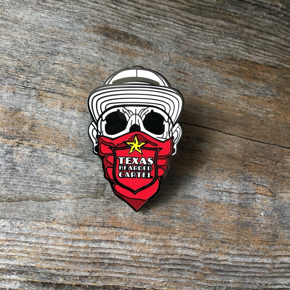 TX Bearded Cartel Lapel Pin