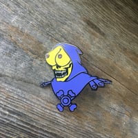Image 1 of Sexy Skelator Lapel Pin by Tim Stephson and Bad Pins