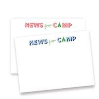 Camp News Blank Notecards