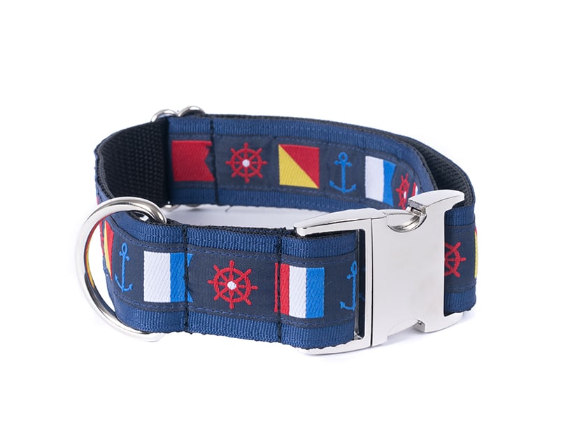 Nautical Flag/navy 1 1/2"