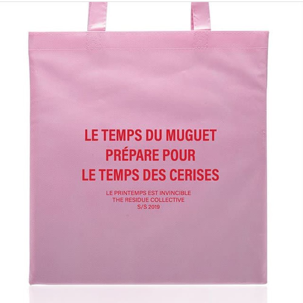 Image of S/S 2019 SPRING IS INVINCIBLE PINK BAG
