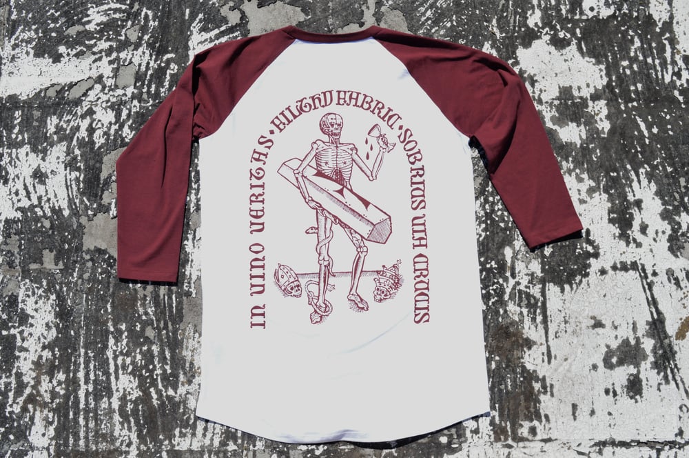 In Vino Veritas 3/4 Baseball T-Shirt 