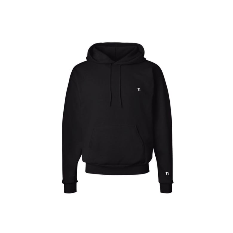 Image of Classic logo Black Hoodie 