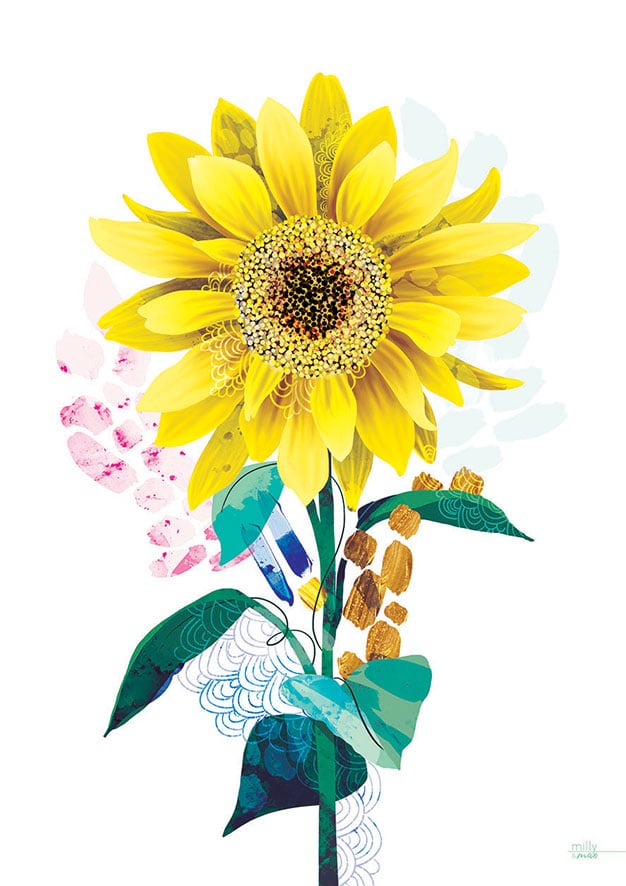 Sunflower - Art Print