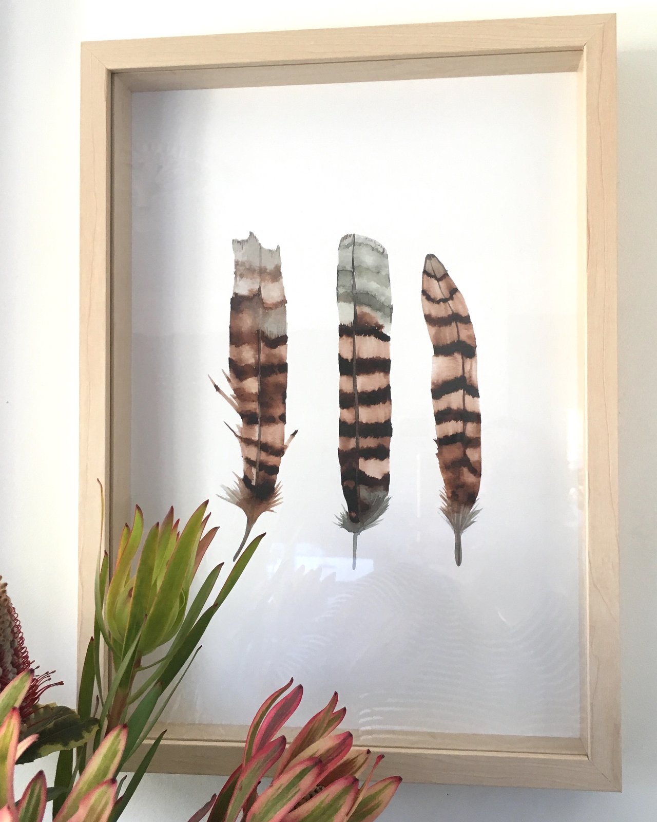 Kookaburra Feathers | Pebble and Stone Textiles