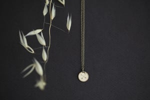 Image of *SALE - WAS £235 * Arrow disk necklace
