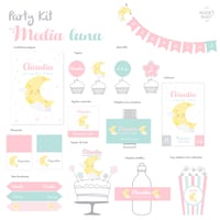 Image 1 of Party Kit Media Luna Impreso 