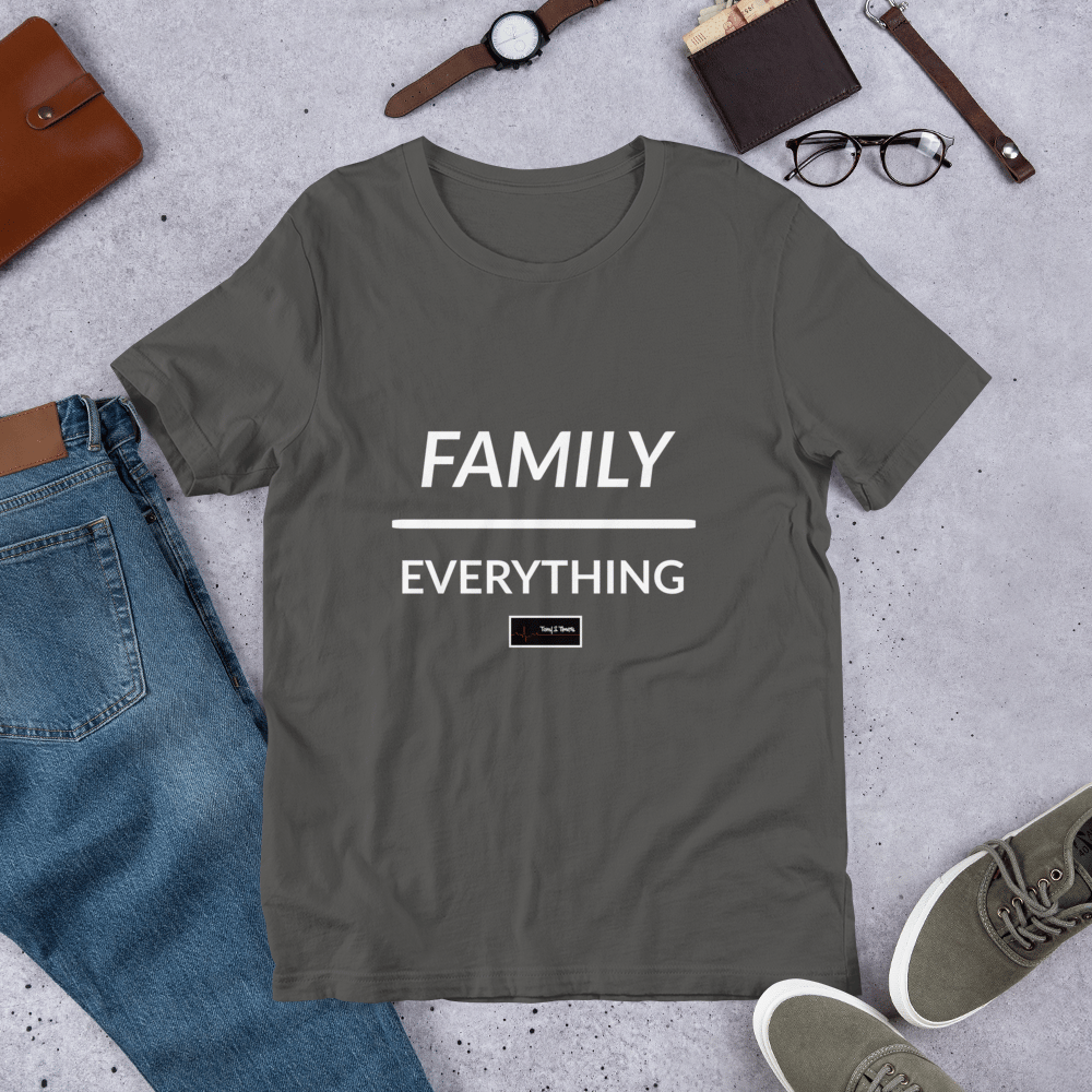 Image of FAMILY Over EVERYTHING Steel Gray