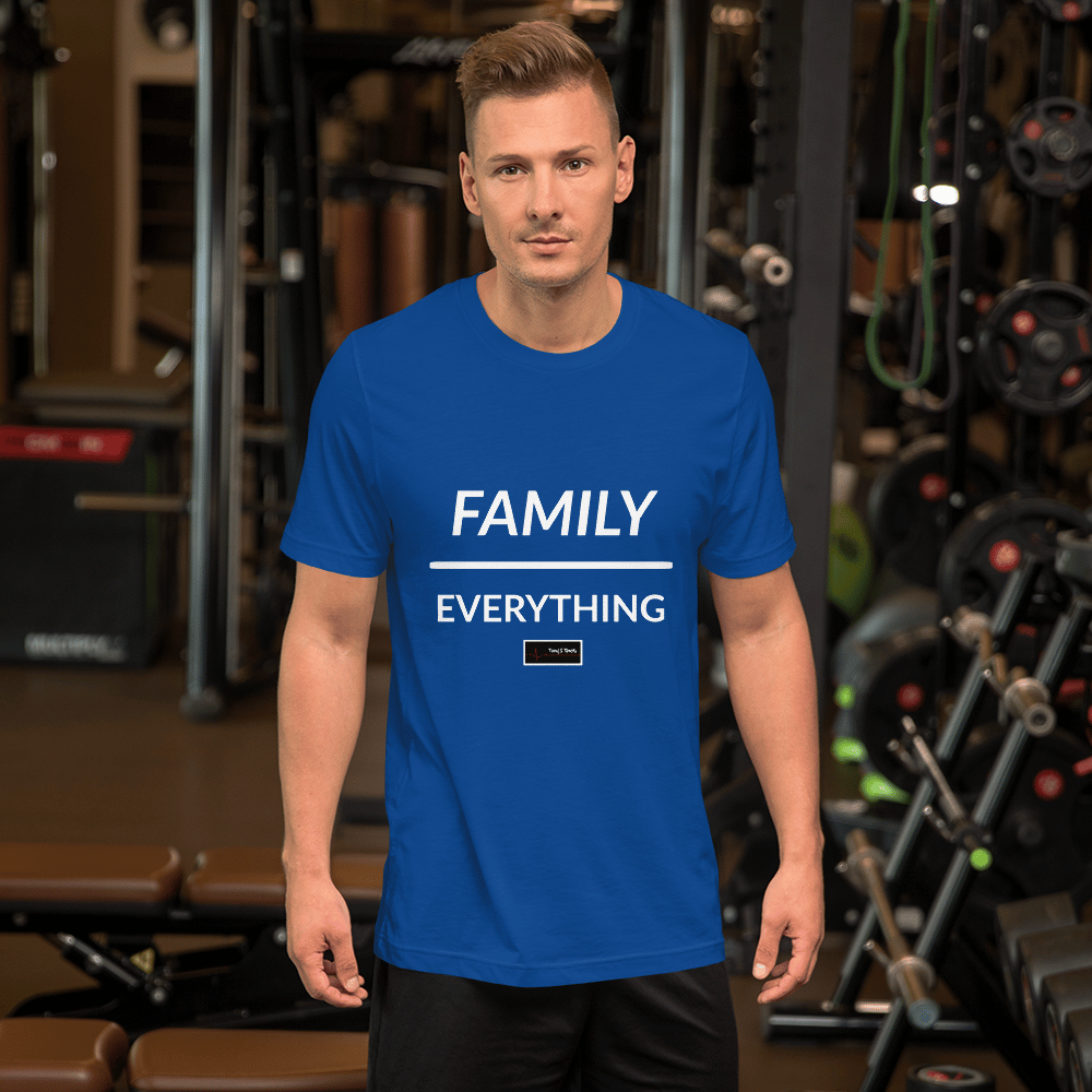 Image of FAMILY Over EVERYTHING T-Shirt Royal Blue