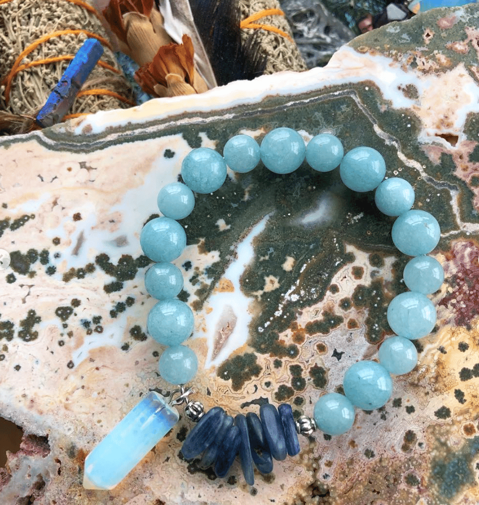 Image of  “Clarity + Clear Waters” Talisman Bracelet