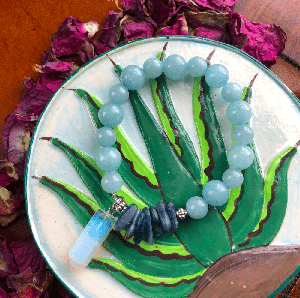 Image of  “Clarity + Clear Waters” Talisman Bracelet