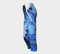 Image 2 of Blue Lagoon Capri Yoga Leggings