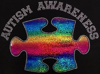 Image of "Sparkling" Autism Awareness Puzzle