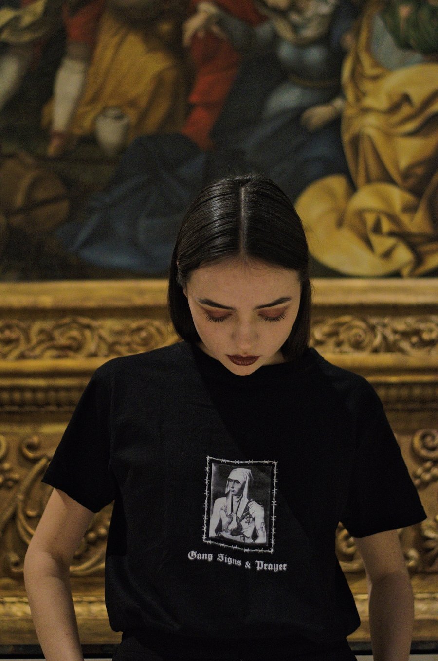 Image of Black Shirt - Gang Signs & Prayer Collection