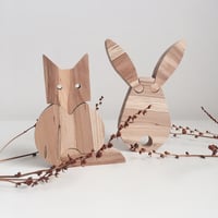 Image 1 of Fox + Rabbit 