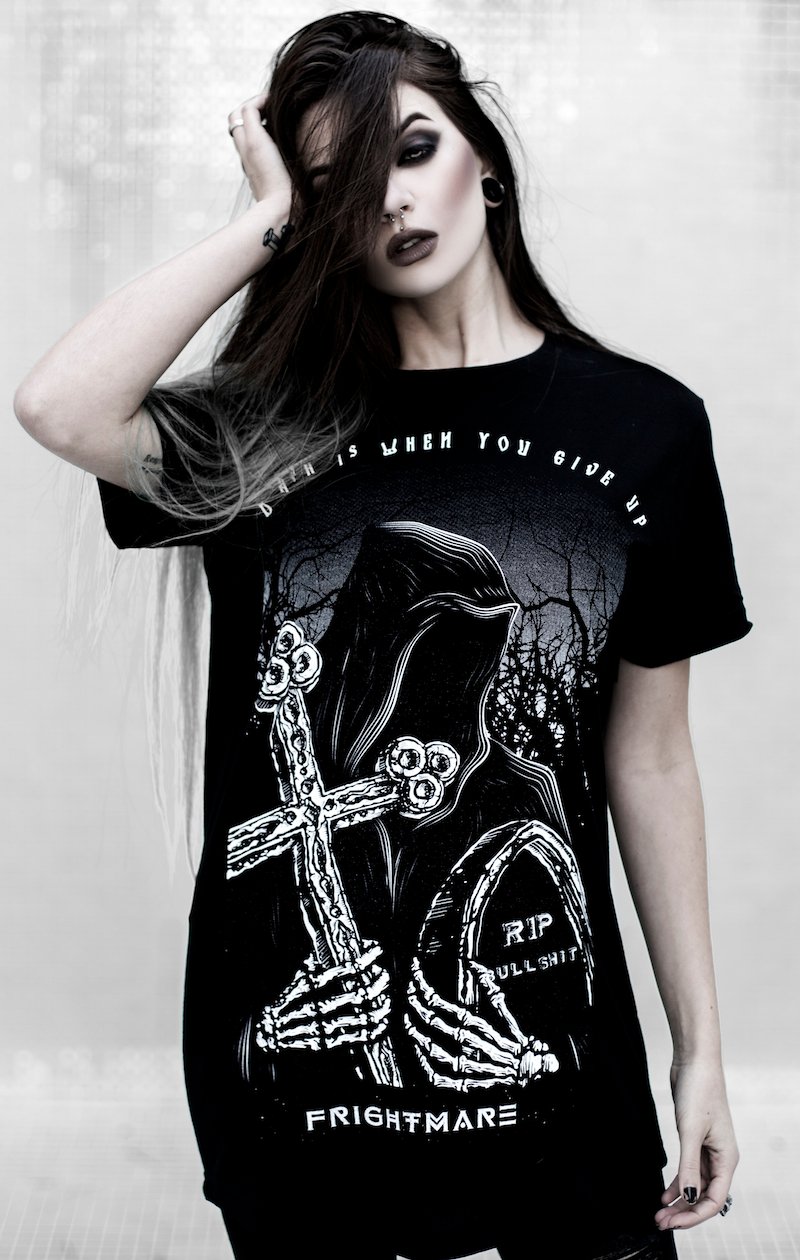 Image of † DEATH IS WHEN YOU GIVE UP †