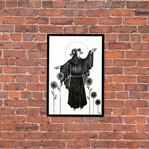Image of "Five of Wands” 13"x19" Luster Paper Print