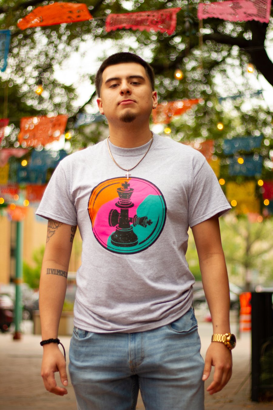 Image of Crew Neck - 865TOK Chess pieces Fiesta Tradition