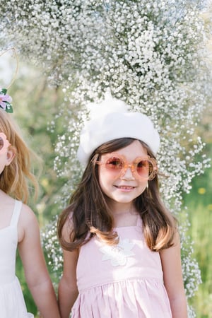 Image of Clear Flower Sunnies - Brights 