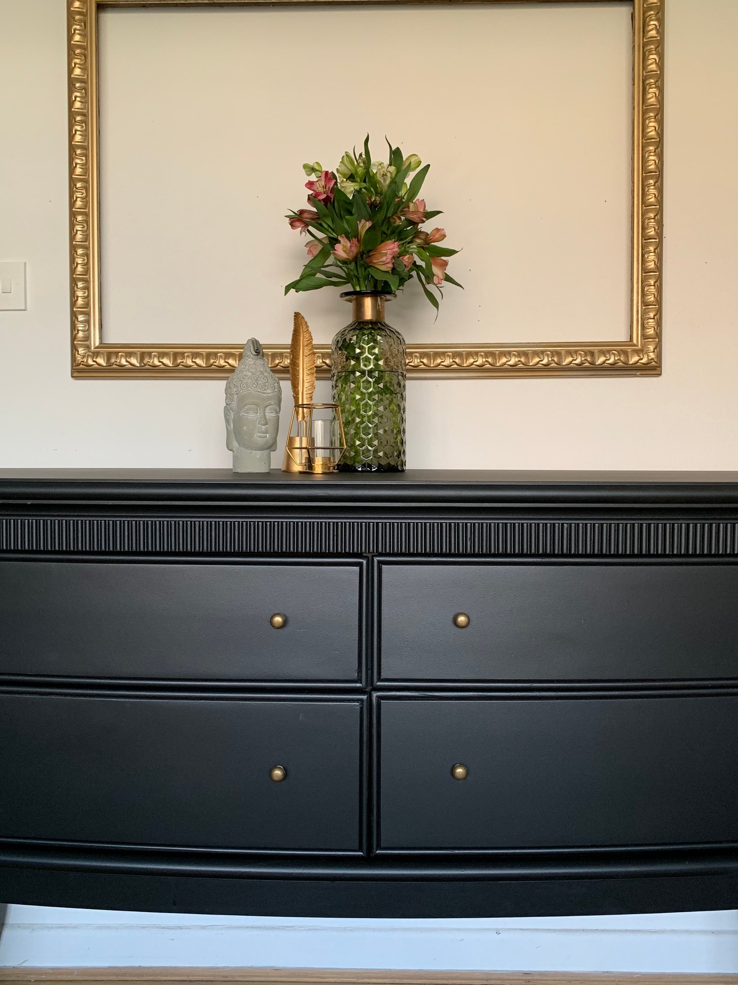 Image of All Black sideboard