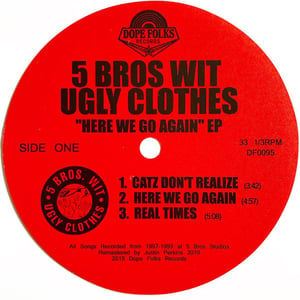 Image of 5 BROS WIT UGLY CLOTHES "HERE WE GO AGAIN" EP 