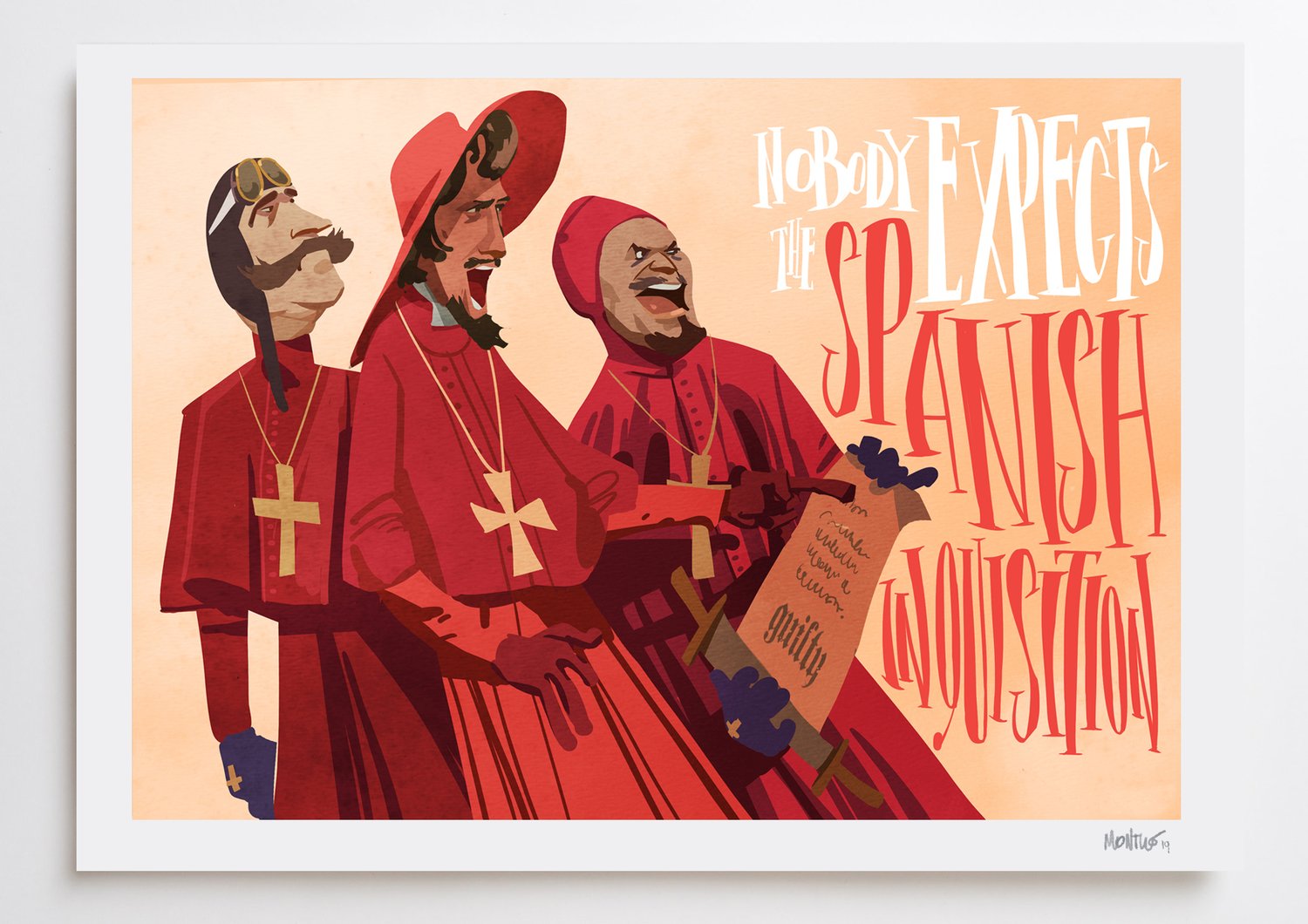 Image of Spanish Inquisition A3 PRINT