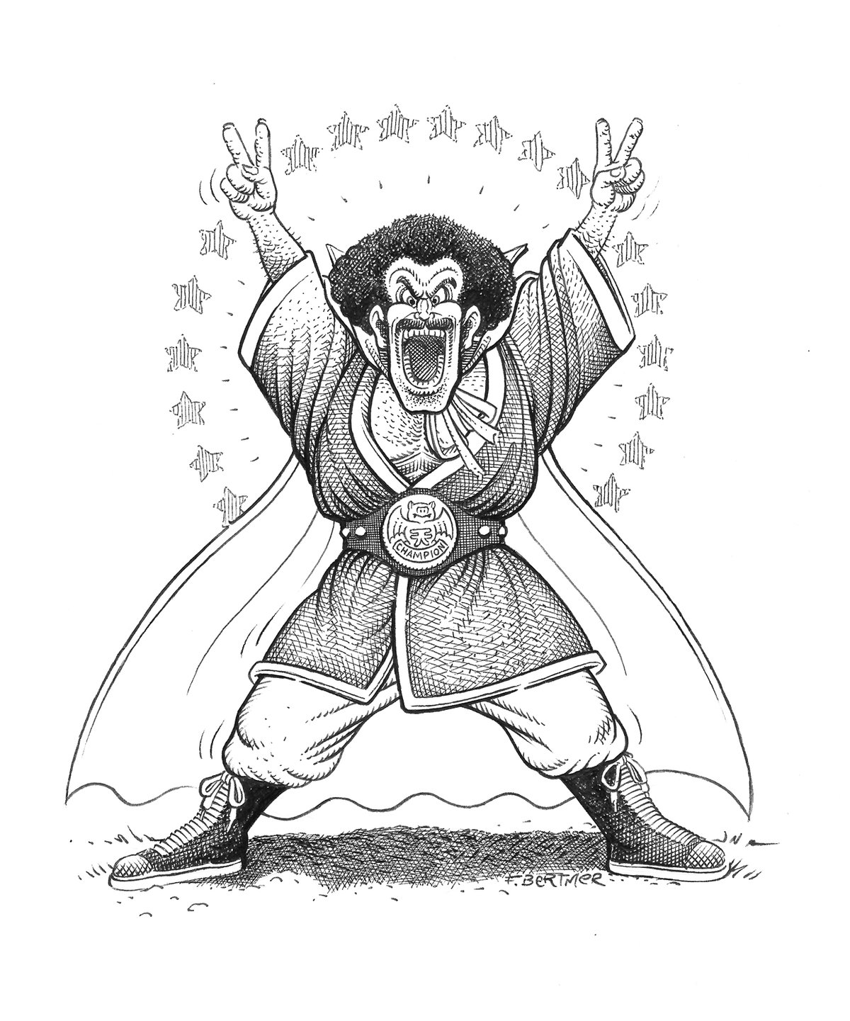 Image of Mister Satan - Original Art