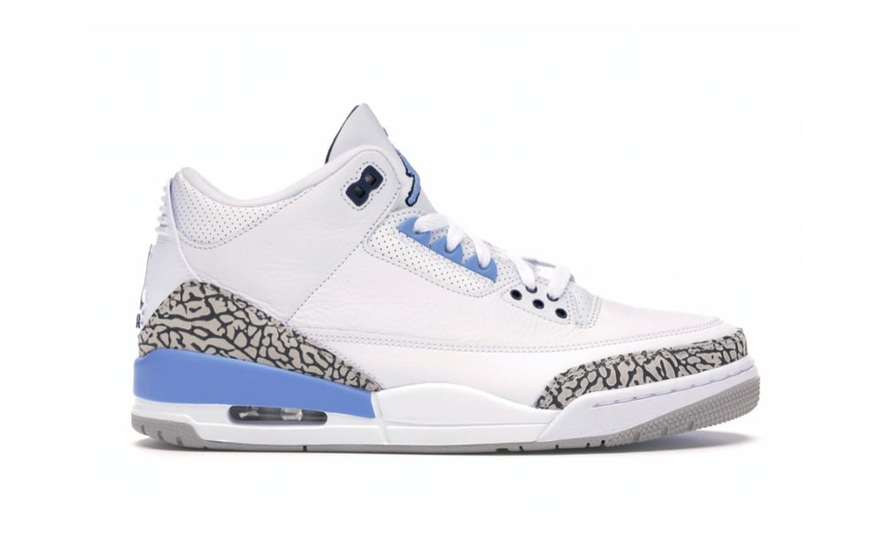 Image of Jordan 3 "UNC"