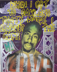 Image 1 of Tupac Glow Print