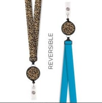 Reversible leopard Badge 