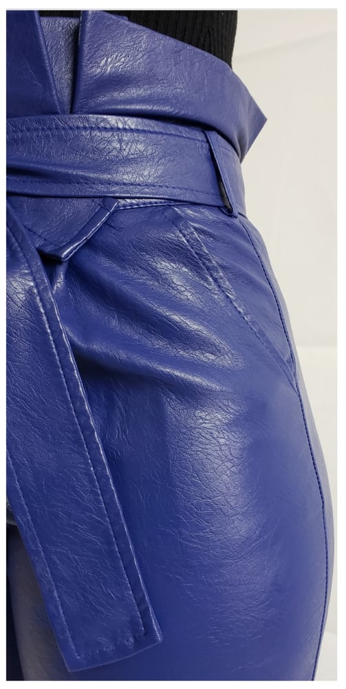 Image of Crop Me Pants Royal Blue 