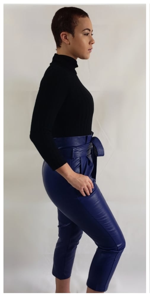 Image of Crop Me Pants Royal Blue 