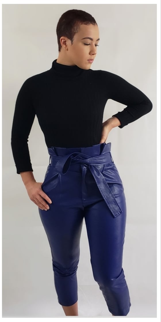 Image of Crop Me Pants Royal Blue 