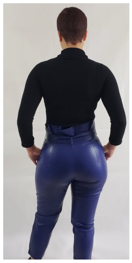 Image of Crop Me Pants Royal Blue 