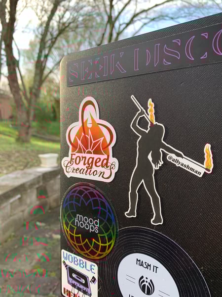 Image of Fire Eating Sticker