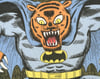 Tiger Batman - A3 Risograph Print