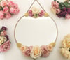 Miroir fleuri 30cm (sans prénom) 