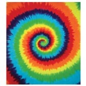 Tye Dye Spiral Tapestry