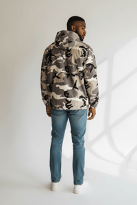 Image 4 of Windbreaker Grey Camo