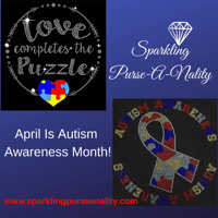 Image 1 of "Sparkling" Autism Awareness Shirts (2 Different Designs)