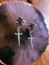 Pendientes Rose & Dagger *LAST CHANCE*