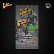 Image of Black Hammer: Limited Edition Black Hammer Logo & Emblem enamel pin set!