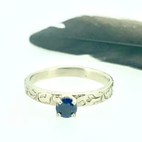 Image 4 of Reserved for P . A custom sapphire engagement ring
