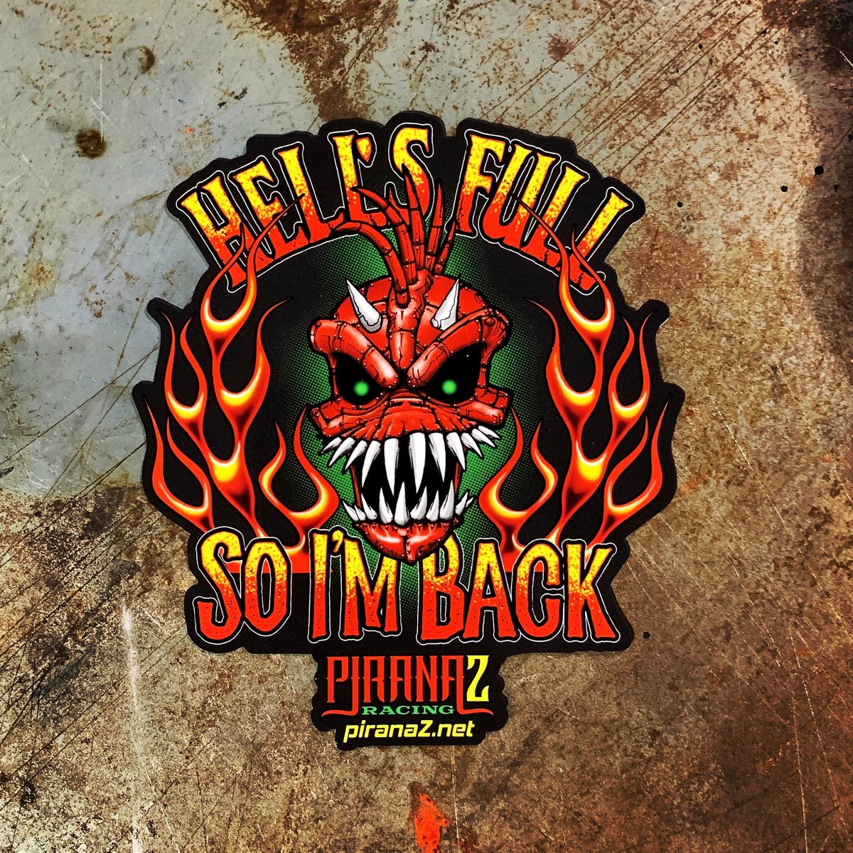 Image of Hell's Full Sticker