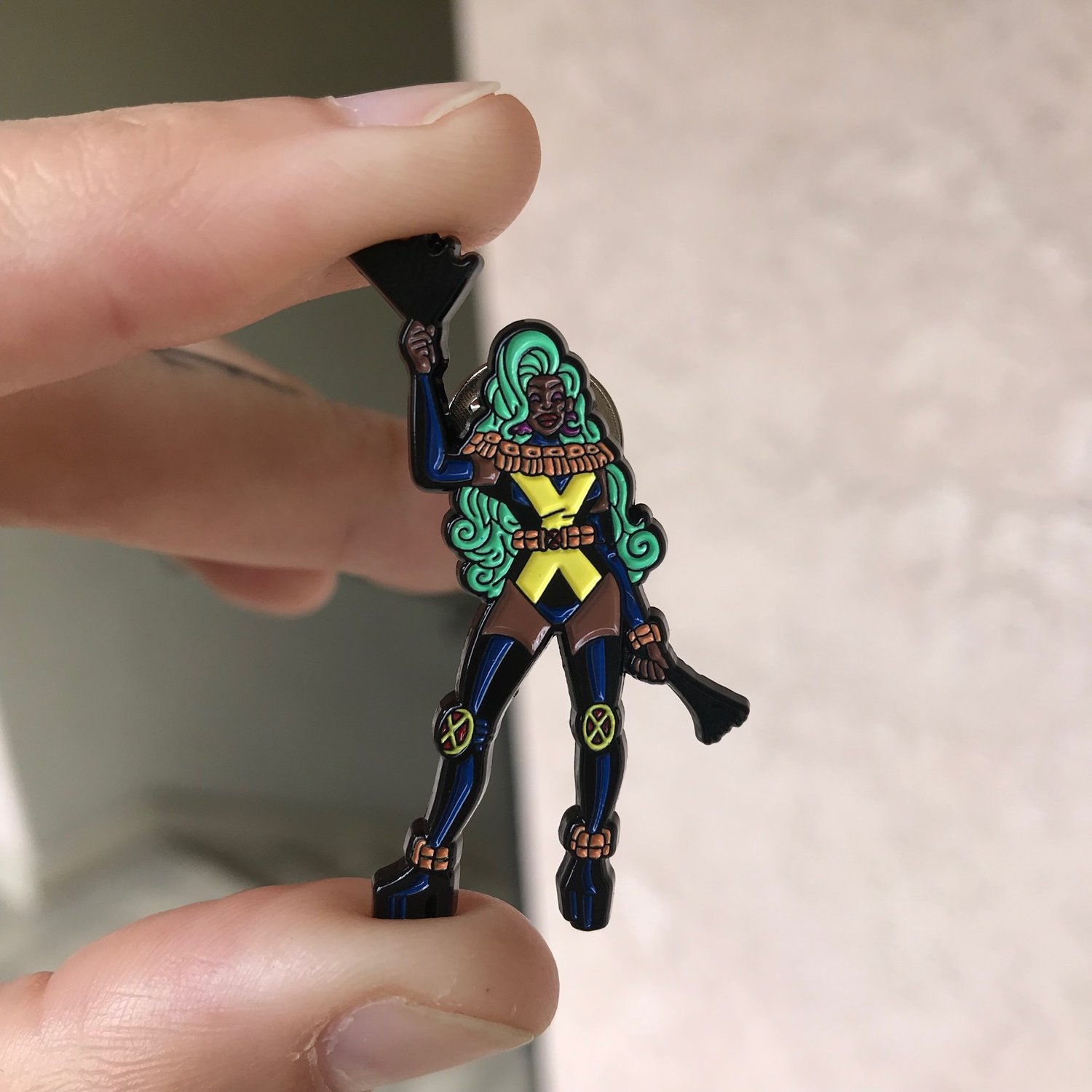Image of ALL THAT GORGEOUSNESS enamel pin